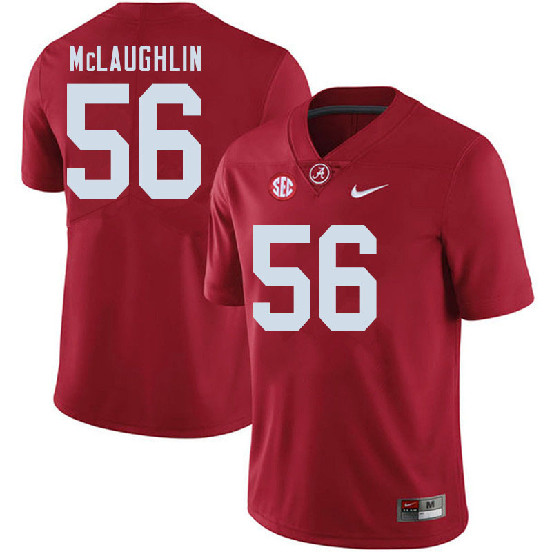 Men #56 Seth McLaughlin Alabama Crimson Tide College Football Jerseys Sale-Crimson